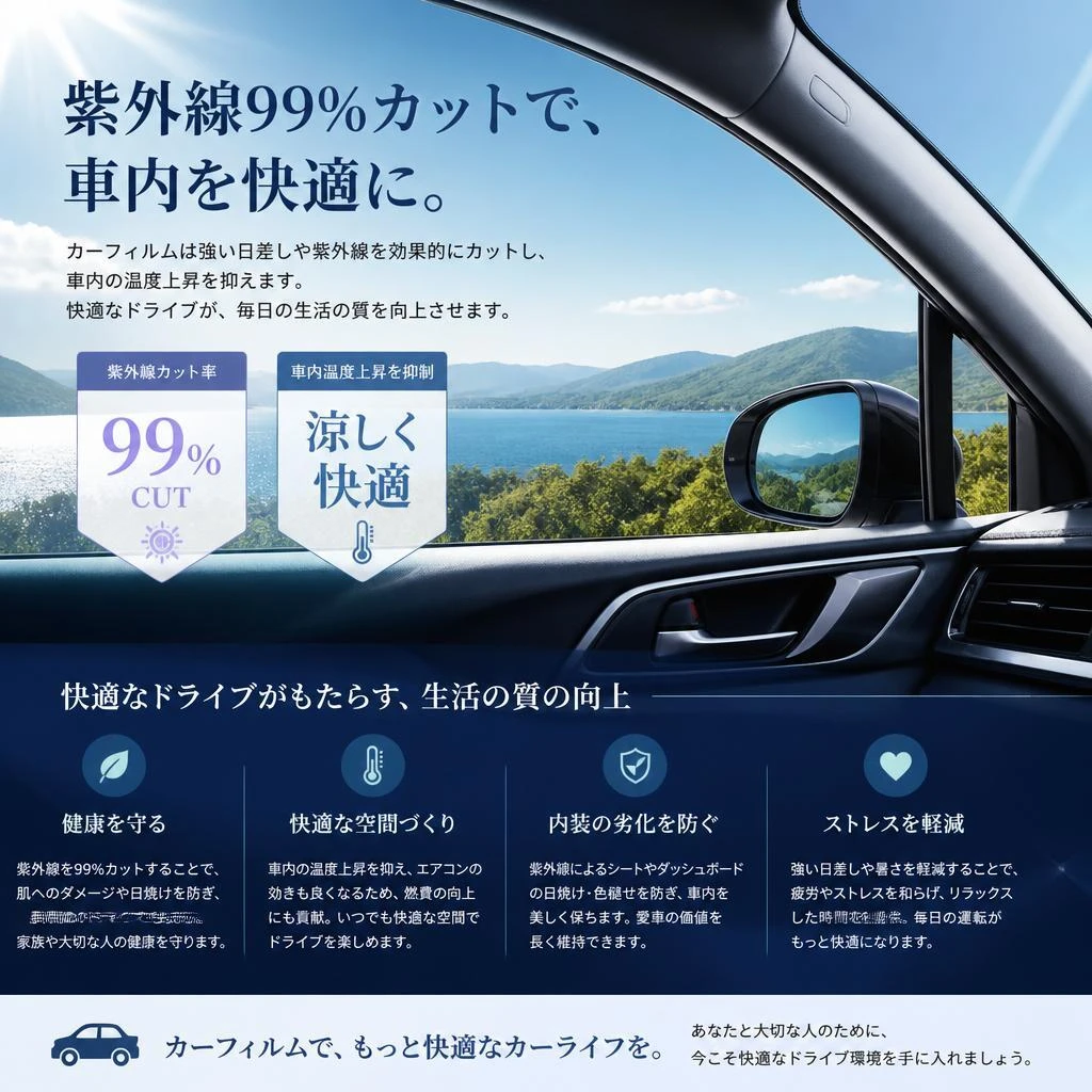 なぜカーフィルムが必要なのか？