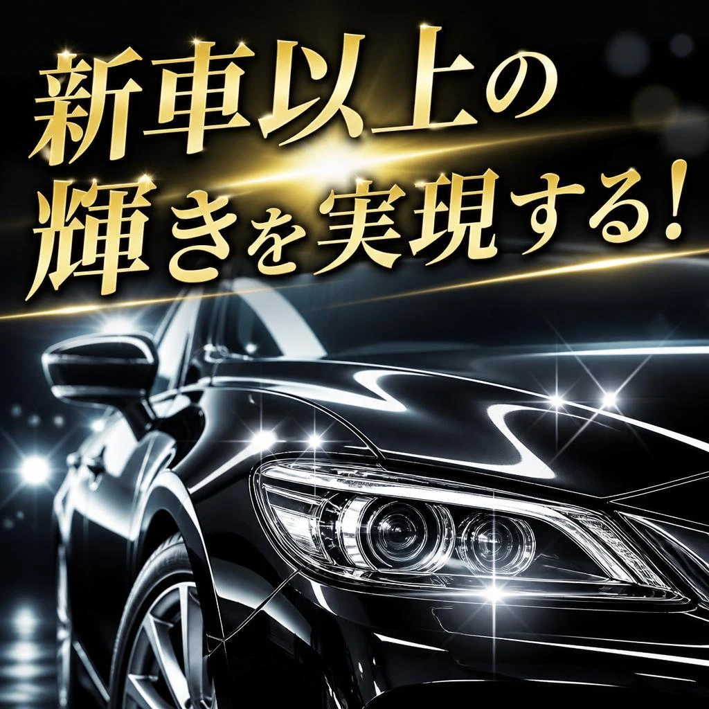新車以上の輝きを実現する！