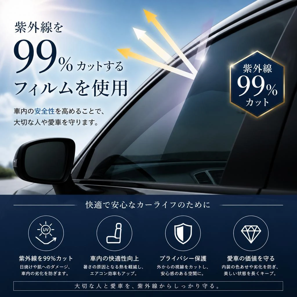 UVカット効果で大切な人を守る