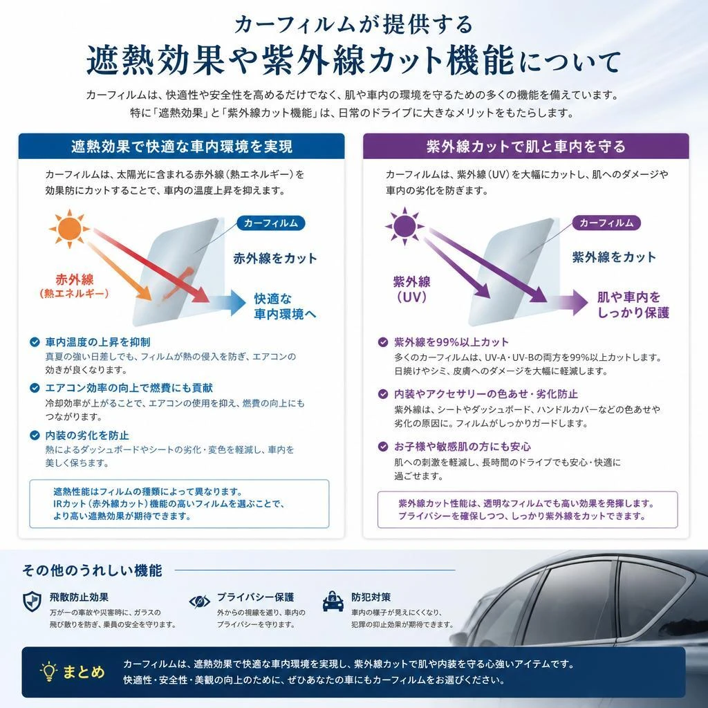 2. カーフィルムの効果とは？
