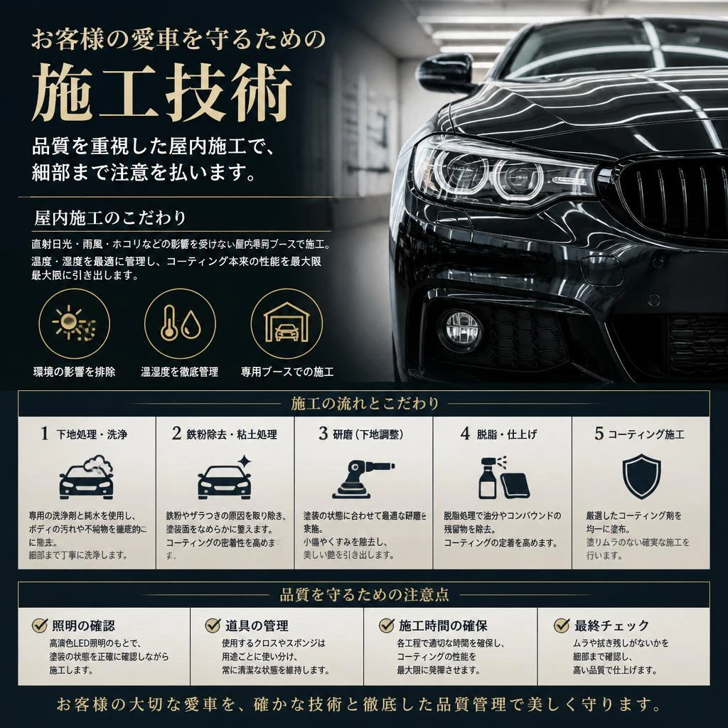 こだわりの施工技術