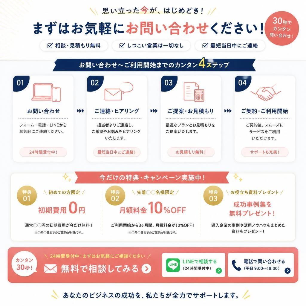 7. お問い合わせ・無料相談