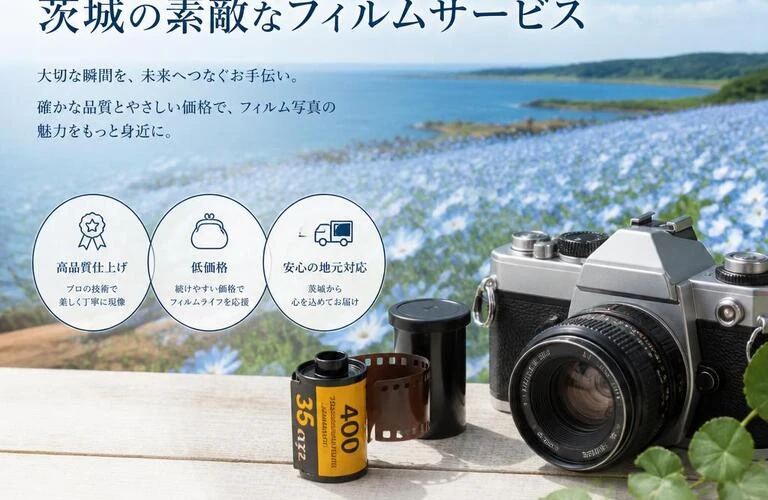 高品質を低価格で実現する、茨城の素敵なフィルムサービス