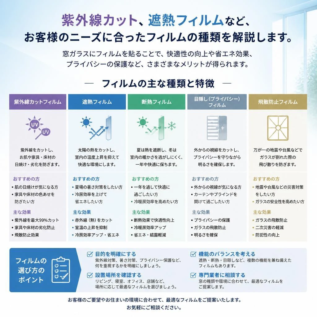 5. 様々なフィルムの種類