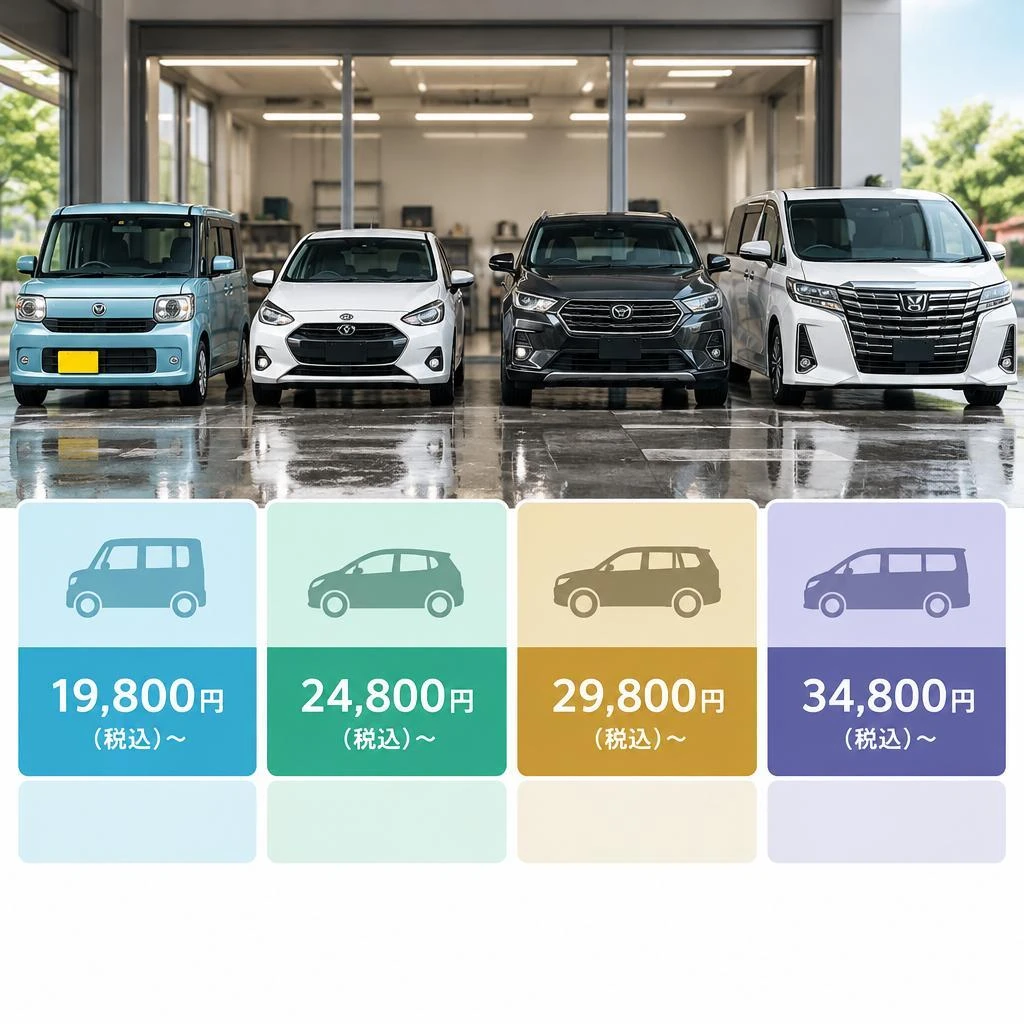 料金の目安をチェック。車種に合わせてご案内